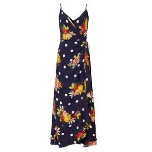 Farm Rio Nanaju Floral Wrap Dress Size XL